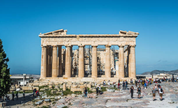 Parthenon View of parthenon acropolis athens photos stock pictures, royalty-free photos & images
