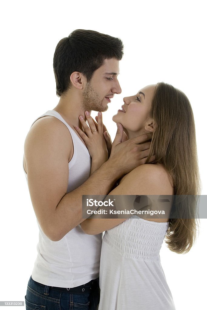 couple hétérosexuel Partagez un moment romantique affection - Photo de 18-19 ans libre de droits