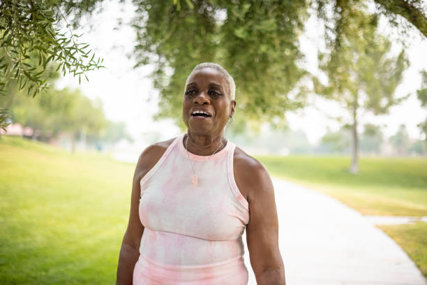 istock Senior Woman at the Park 1333135098