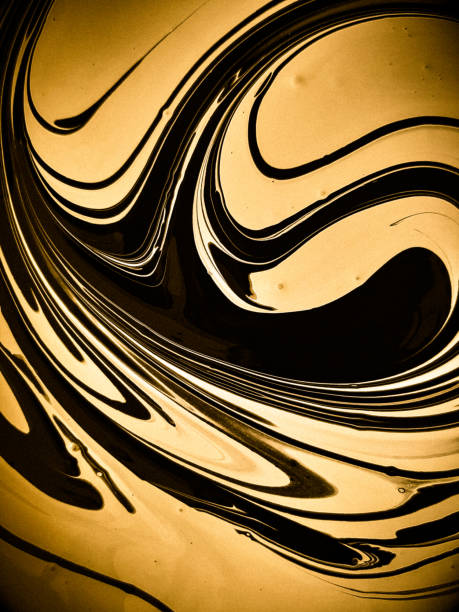 Abstract yellow art background paint texture stock photo