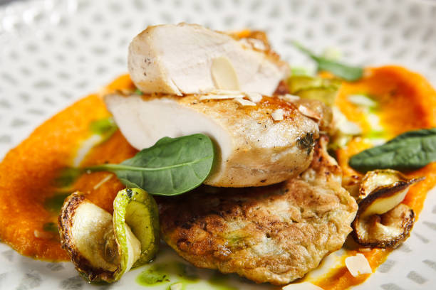 istock Chicken Breast with Pumpkin Puree 1333149473