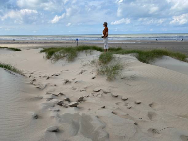 istock Couple at the Dutch coast 1333150441