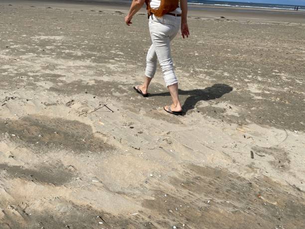 istock Woman at the Dutch coast 1333150451