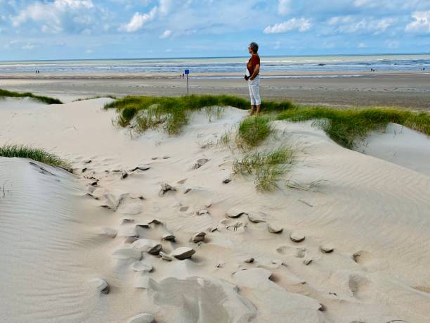 istock Couple at the Dutch coast 1333150464