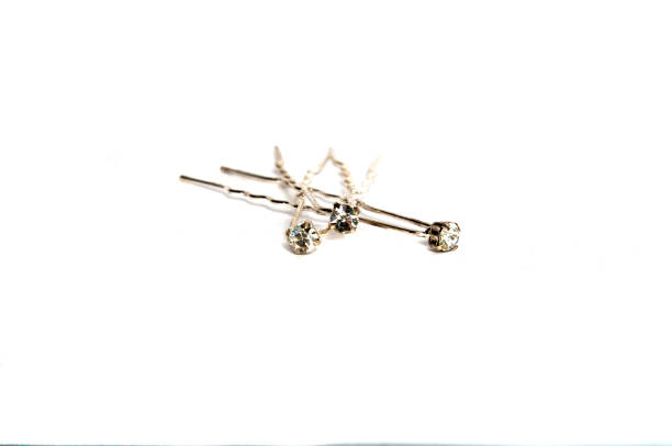 istock Hairgrip on the white back 1333156502