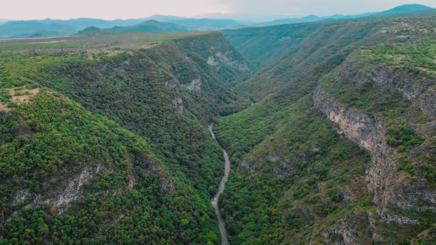 istock Canyon and river aerial view 1333158270
