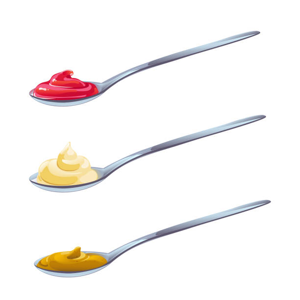 istock Ketchup, mayonnaise, mustard sauces set. Realistic vector illustration isolated on white background. 1333161964