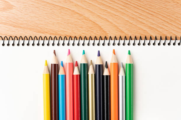 istock Colored pencils and sketchbooks 1333170249