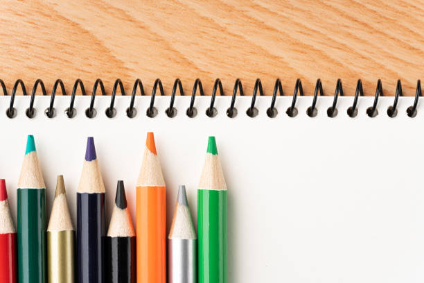 istock Colored pencils and sketchbooks 1333170287
