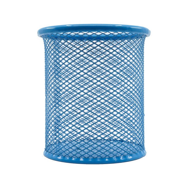 istock Pen basket color blue isolated in white background. 1333175169