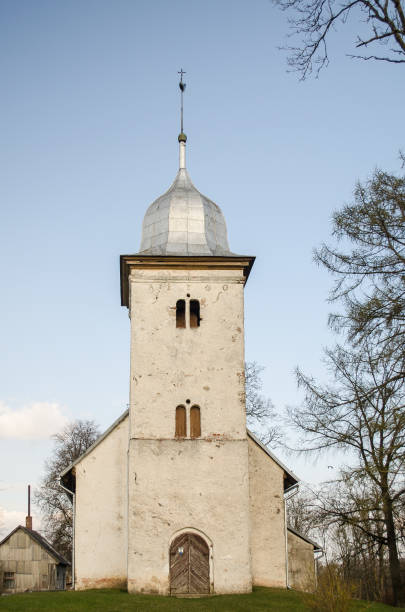 istock White Vecpils catholic church, Latvia 1333175917