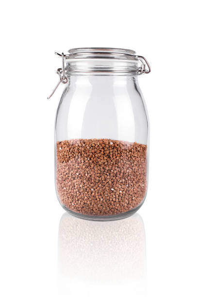 istock pasta in a glass jar on a white background isolated 1333178030