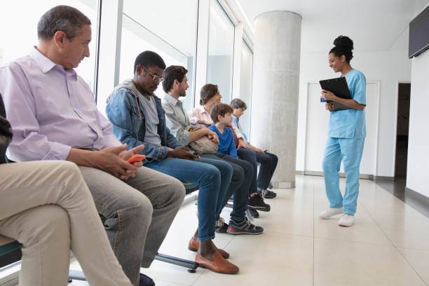Female nurse working at hospital