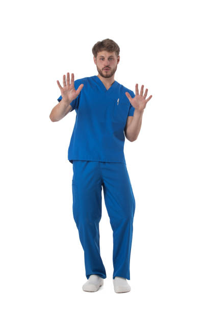 istock Healthcare worker with stop sign 1333205455