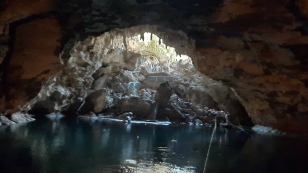 istock cave three eyes and an underground lake, next to Santo Domingo 1333222066