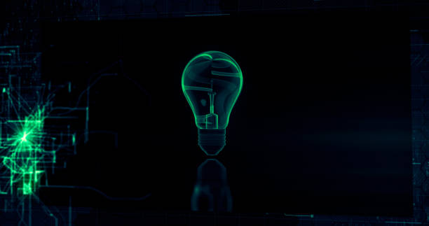 istock Energy Concept, World Map, Lamp, Bulb 1333222446