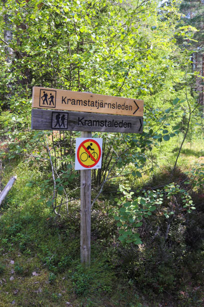 istock Direction sign along hiking trail 1333224054