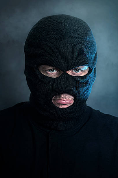 istock Burglar in black balaclava 133322520