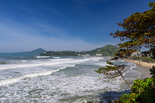 Toninhas beach on the coast of the state of São Paulo