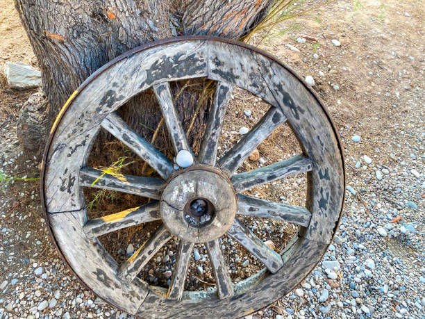 istock Wooden Wagon Wheel 1333227675