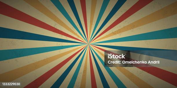 Vector Rays Grunge Abstract Retro Rays Grunge Background Stock Illustration - Download ...