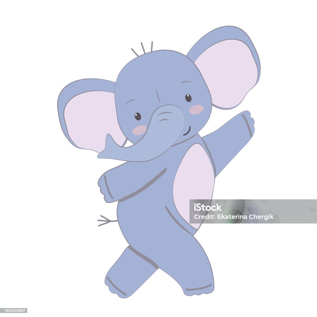 Một Con Voi Nhảy Múa Vui Vẻ Con Vật Đang Mỉm Cười Và Vui Vẻ Nhân ...