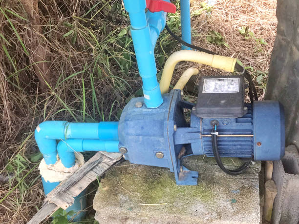 Water pump motor - fotografia de stock