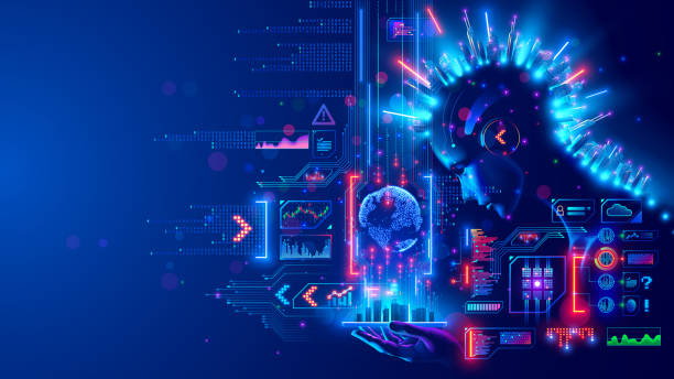 Fondo Con Tecnología De Comunicaciones Cibernéticos Planeta Vectores Libres de Derechos - iStock Fondo Con Tecnología De Comunicaciones Cibernéticos Planeta Vectores Libres de Derechos - iStock