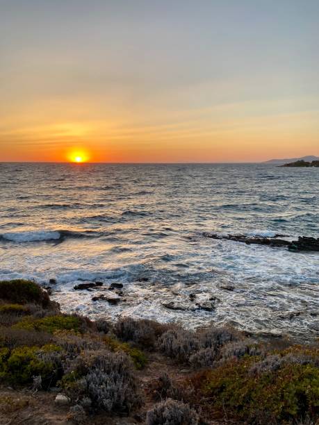istock Sunset, landscape, sea, summer, beach, Bodrum, Turkey 1333246434