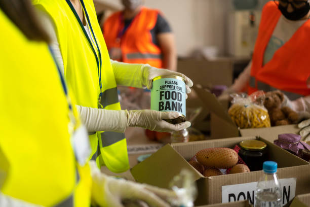 istock Food bank preparation 1333248606