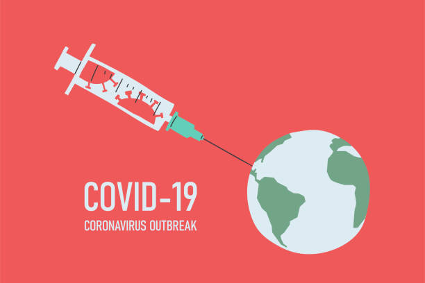 istock A large syringe with coronavirus injects the planet earth. World epidemic illustration 1333249023