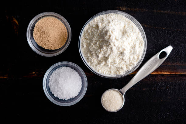 istock French Bread Ingredients on a Wood Table 1333252130