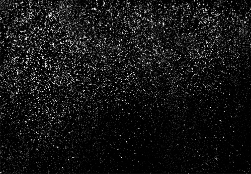 Black grunge texture. Vector background with dusty effect