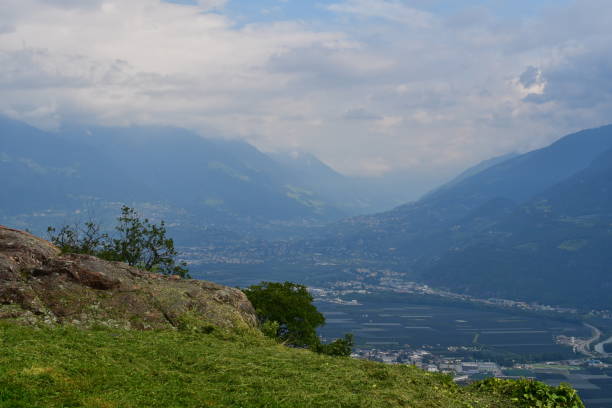 istock Beautiful landscape in Southtyrol with clouds 1333253771