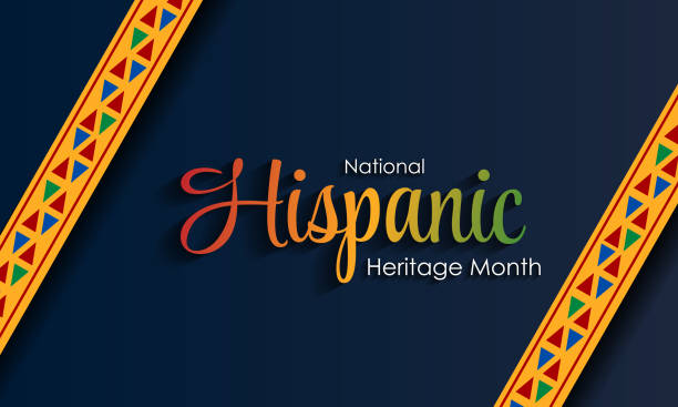 Hispanic National Heritage Month in September and October. Hispanic and Latino culture. Latin American patterns. Hispanic National Heritage Month in September and October. Hispanic and Latino culture. Latin American patterns. hispanic heritage month stock illustrations