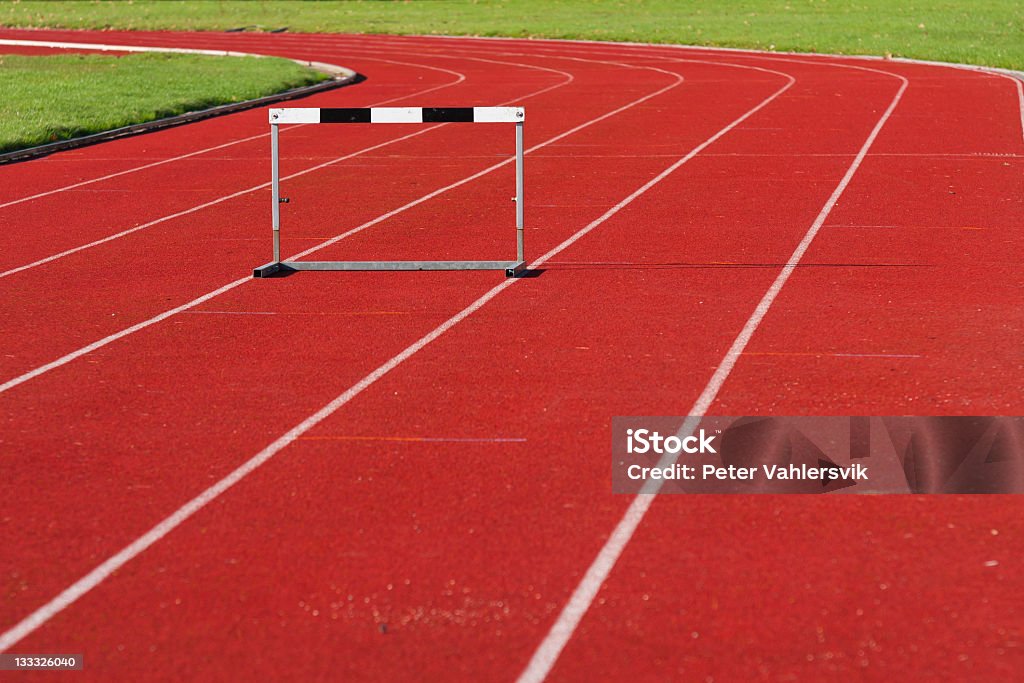 Leichtathletik Hürde - Lizenzfrei Hürdenlauf - Laufdisziplin Stock-Foto
