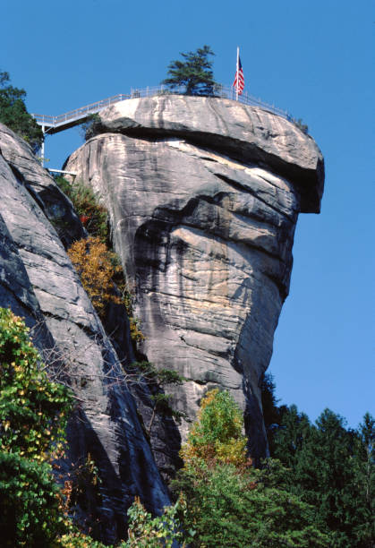 Chimney Rock State Park, North Carolina. Photographed by acclaimed wildlife photographer and writer, Dr. William J. Weber.