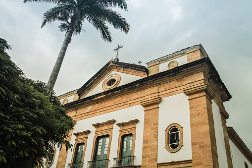 Ancient Catholic Churches from the colonial period of Brazil in the city of Parati, Rio de Janeiro