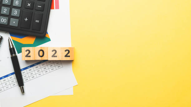 istock Business analysis and accounting concept in 2022 with copy space. 1333275973