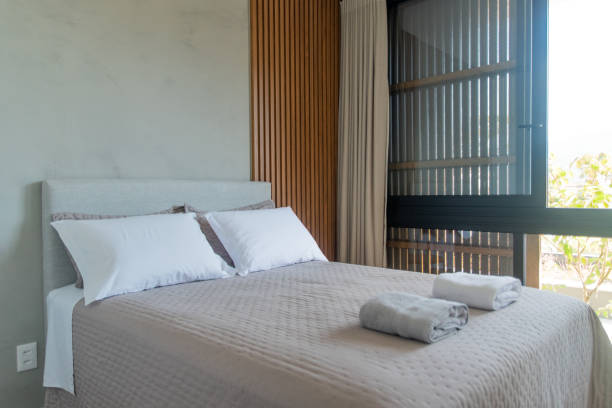 istock Bedroom in a new house 1333276688