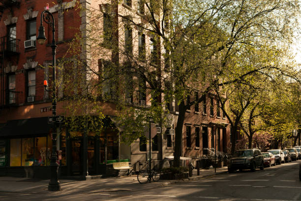 west village ciudad de nueva york - greenwich village fotografías e imágenes de stock