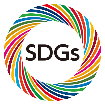 Illustration of Sustainable Development Goals. SDGs.