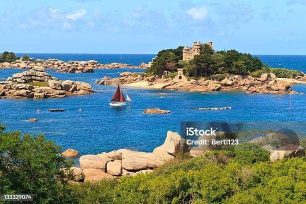 Landscape Of The Ce Stock Photo - Download Image Now - Brittany - France, France, Ploumanach