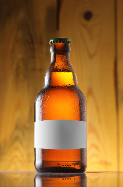 istock small bottle of beer with blank label 1333292408