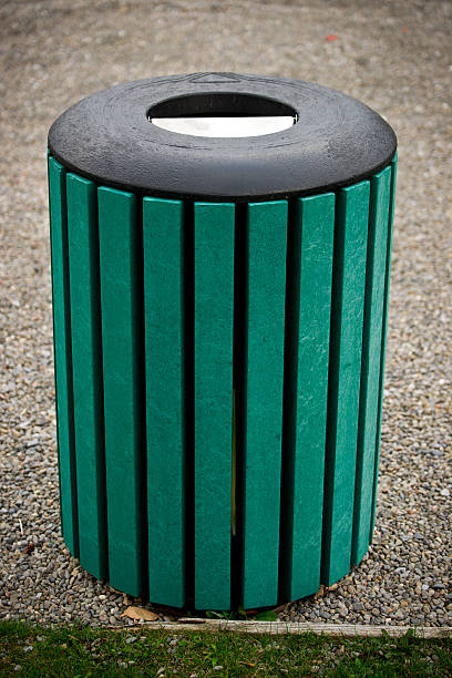 istock Outdoor Public Trash Barrel 133329820