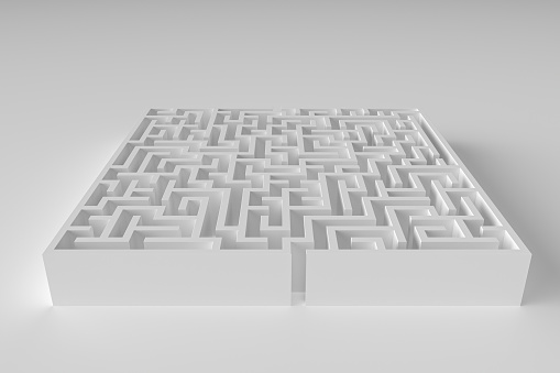 maze,3d render
