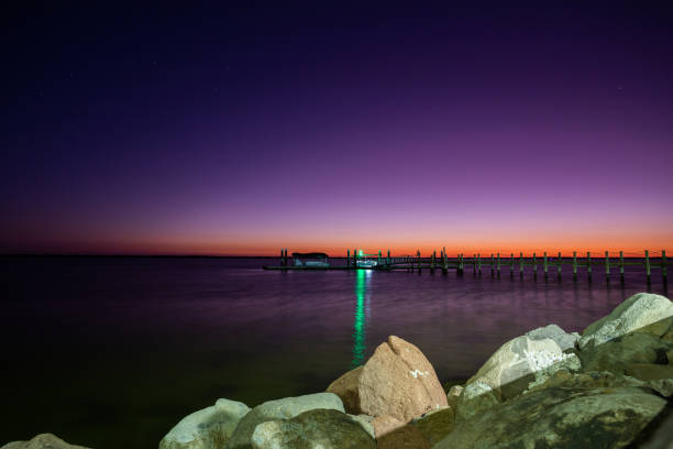istock Sunset on the beach, a horizon that can be enjoyed between boats 1333302880
