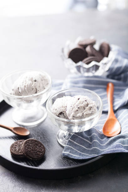 istock Ice cream and cakes decorated on the table 1333309497
