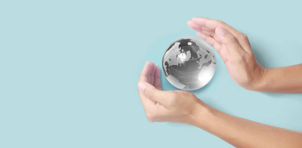 istock Globe in hand,Energy saving concept, image furnished by NASA 1333312120