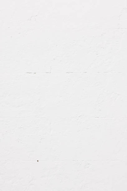 istock Part of a rough concrete wall painted white 1333313836